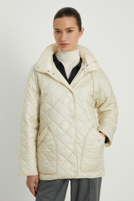 Утепленная куртка со съемным капюшоном