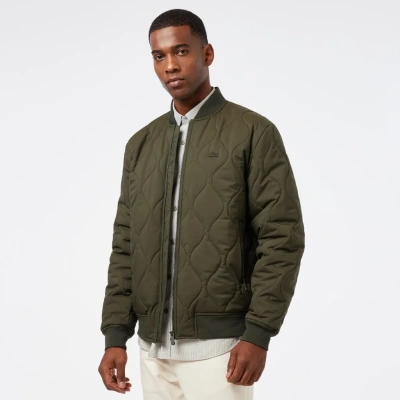 Мужская стёганая куртка-бомбер Lacoste