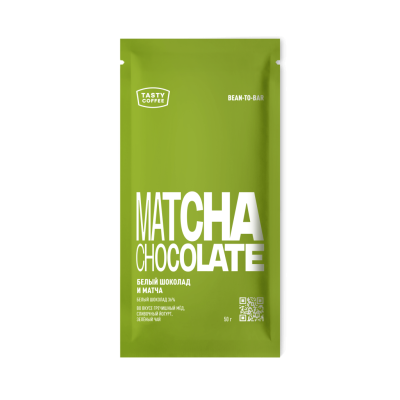 Шоколад белый с матчей