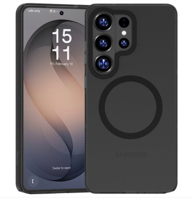 Чехол-накладка Benks Lucid Armor MagSafe для Samsung Galaxy S26 Ultra пластиковый (прозрачно-черный)