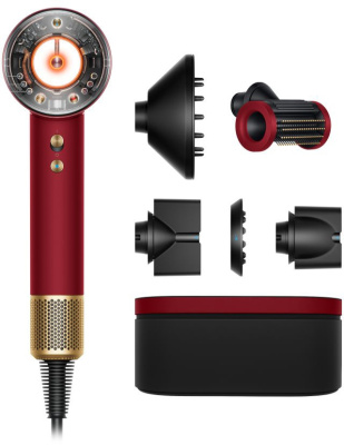 Фен Dyson Supersonic Nural HD16 (Red Velvet/Gold)