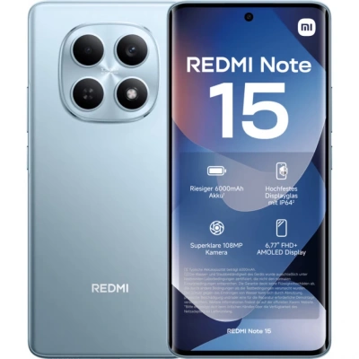 Xiaomi Redmi Note 15 4G 8/256Gb (Glacier Blue)
