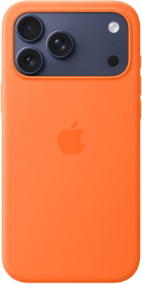 Чехол-накладка Silicone Case Series для iPhone 17 Pro Max (оранжевый)
