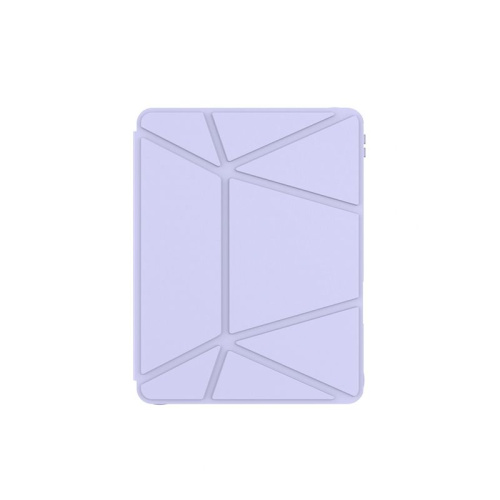 Чехол-книжка WIWU Defender Transformers для Apple iPad Air 4/5 и Air 11 (2024/2025) с подставкой и отделением под стилус (фиолетовый)