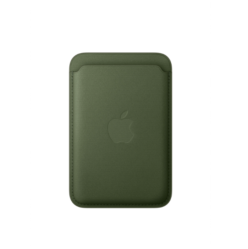 Чехол iPhone Leather Wallet MagSafe (Green)