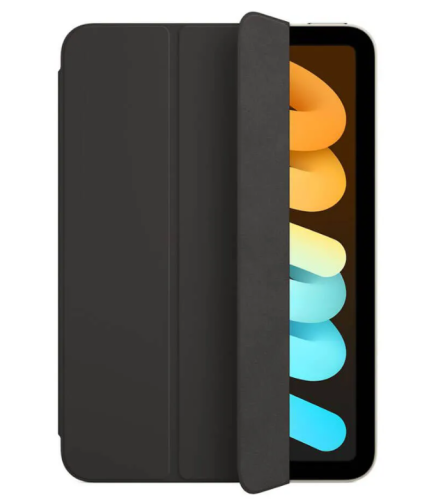 Чехол-книжка Smart Folio для Apple iPad mini 6/iPad mini 7 (полиуретан с подставкой) (Black)