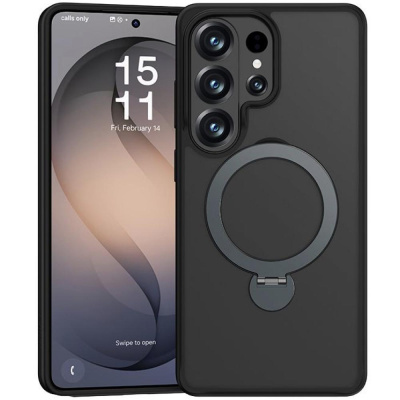 Чехол-накладка Benks Mist Magnetic with Stand для Samsung Galaxy S26 Ultra  пластиковый (черный)