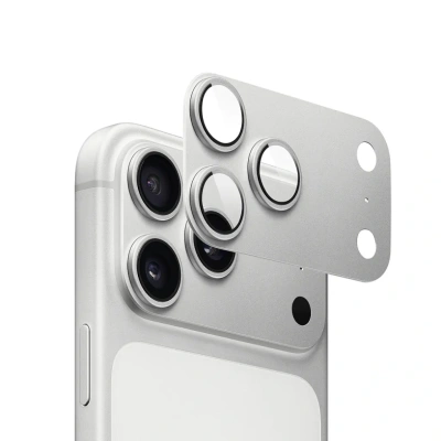 Защитное стекло на камеру Wiwu (LG-012) для Apple iPhone 17 Pro Max (серебристый)