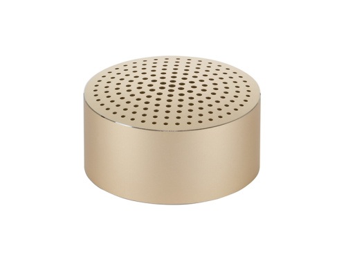 Портативная акустика Xiaomi Portable Round Box (Metal Gold)