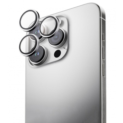 Защитное стекло на камеру ANANK для Apple iPhone 17 Pro (серебристый)