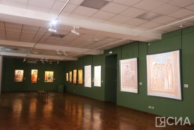 В Якутске открылась выставка копий-реконструкций древнерусских фресок и икон / Майя Гоголева Якутск Якутск Республика Саха (Якутия)