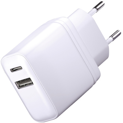 Зарядное устройство BoraSCO Super Charge USB/USB-C 35 Вт Белое