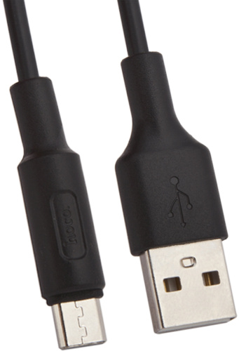 Кабель Hoco X25 USB/microUSB 1 м Чёрный