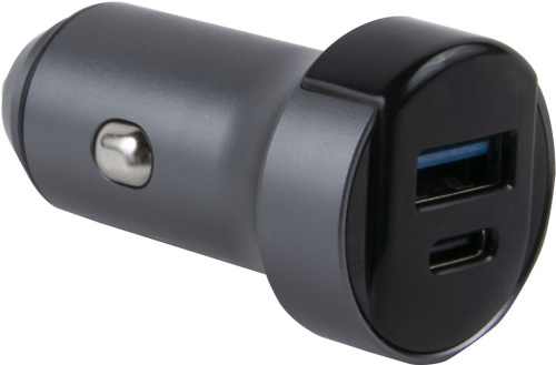 Автомобильное зарядное устройство Red Line AC-19 USB/USB-C 36 Вт Серое