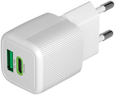 Зарядное устройство Red Line pro Voltix 20 NQC-7 USB/USB-C 20 Вт Белое