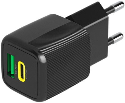 Зарядное устройство Red Line pro Voltix 25 NQC-6 USB/USB-C 25 Вт Чёрное