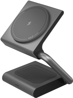 Беспроводное зарядное устройство VLP Zen Charger Qi 15 Вт Серое