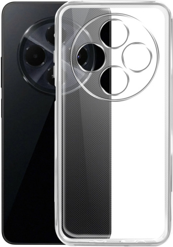 Клип-кейс BoraSCO Silicone Case для Xiaomi REDMI 14C/A4/A3 Pro / POCO C75 Прозрачный