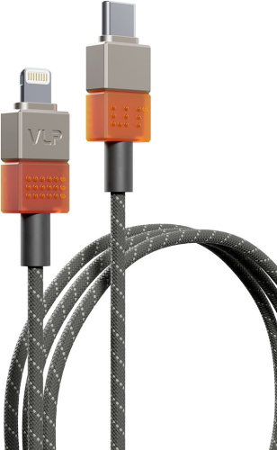 Кабель VLP Neo USB-C / Apple Lightning 1,5 м Серый