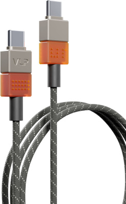 Кабель VLP Neo USB-C / USB-С 100 Вт 1,5 м Серый