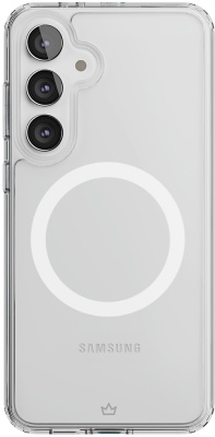 Клип-кейс VLP Crystal MagSafe для Samsung Galaxy S24 FE Прозрачный