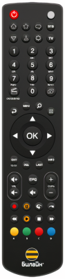 Пульт ДУ билайн для IPTV Чёрный