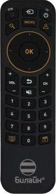 Пульт ДУ билайн для TVE Чёрный