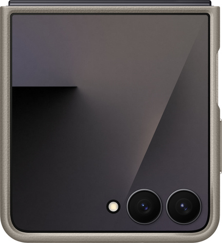 Клип-кейс Samsung Kindsuit Z Flip7 Серо-коричневый