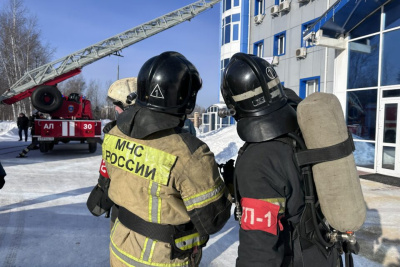 Масштабные пожарно‑тактические учения прошли в Ленске / ЯСИА   