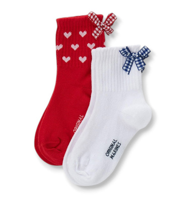 Носки, 2 пары для маленькой девочки
