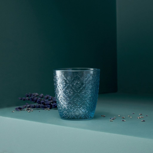 Подсвечник Эфри/Efri, голубой