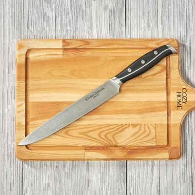 Нож Благородный черный/Noble black-слайсер