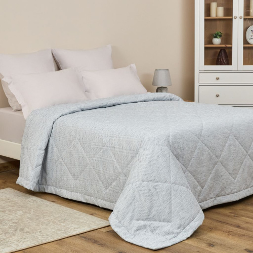 Покрывало Блеск/Lucentezza, голубое