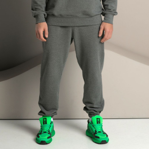 Брюки Массимо мужской/Massimo men, серые на резинке