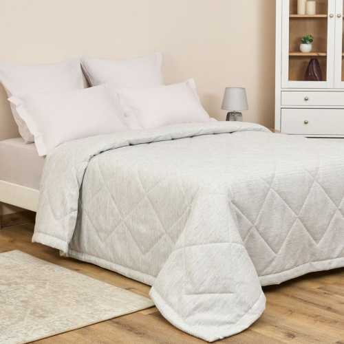 Покрывало Блеск/Lucentezza, серое