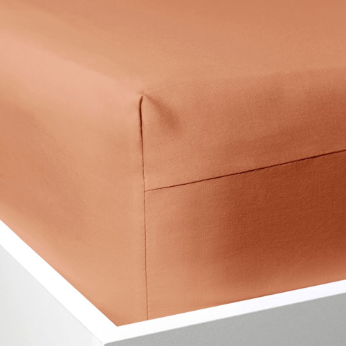 Простыня на резинке Терракотта/Terracotta