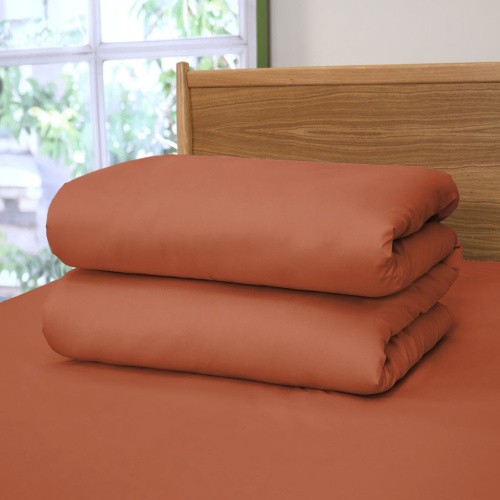 Пододеяльник Терракотта/Terracotta, сатин