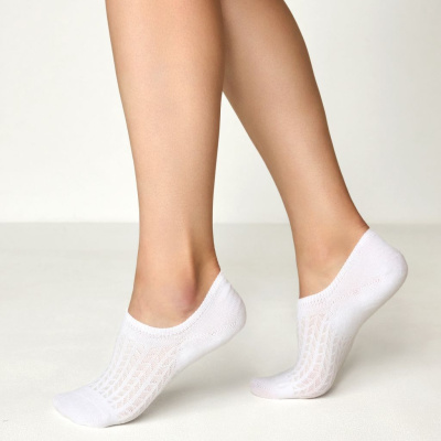 Следки Сокс, черные/белые