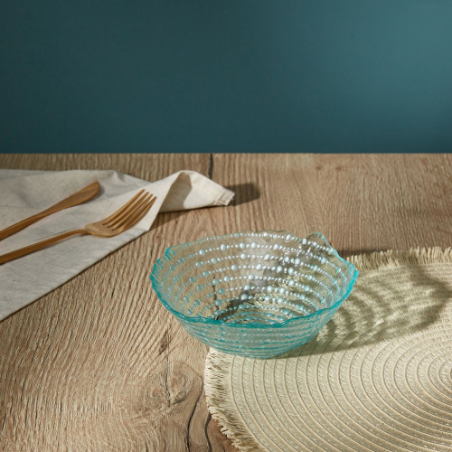 Салатник Высокий прилив/Alta marea, бирюза