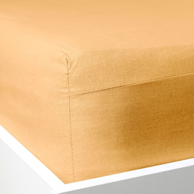 Простыня на резинке Летний желтый/Summer yellow