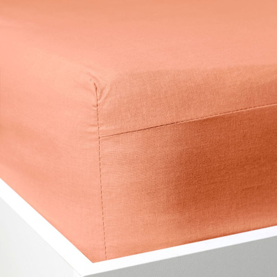 Простыня на резинке Терракотта/Terracotta