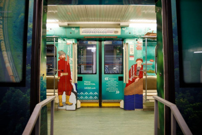 «Дальневосточный экспресс» запустили на Арбатско-Покровской линии московского метро / ЯСИА Москва Город Москва Москва