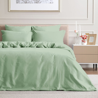 Постельное белье Дымчато-зеленый/Smoke green