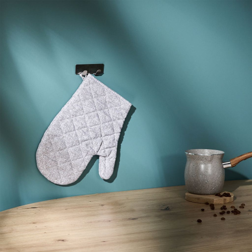 Прихватка-рукавица Листья/Fogliame, серая