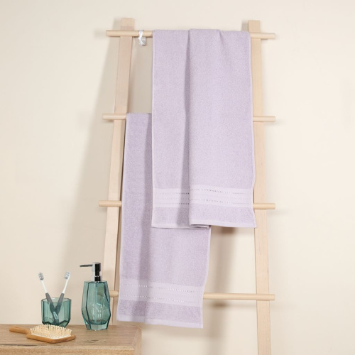 Комплект махровых полотенец Базена/Basena, глициния