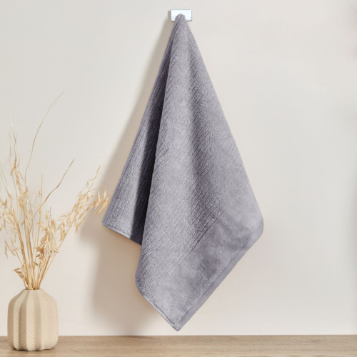 Полотенце махровое Винченца/Vincenza, серое I