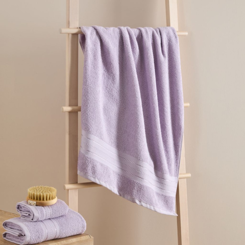 Полотенце махровое Базена/Basena, фиалка