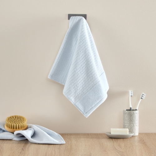 Полотенце махровое Винченца/Vincenza, голубое