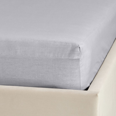 Простыня на резинке Серый рассвет/Gray dawn