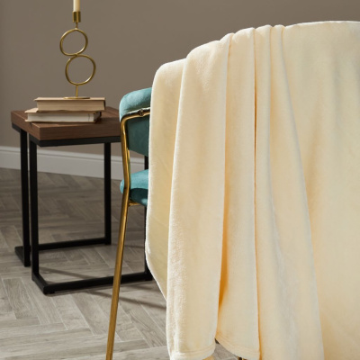 Плед Сверхмягкий/Supersoft, крем